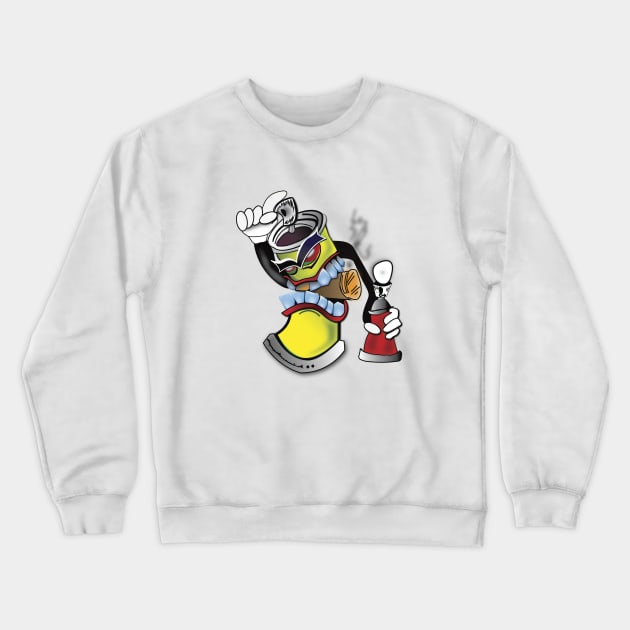 The Art of Spray Crewneck Sweatshirt by DarrenShort